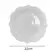 Prato Sobremesa Cerâmica Branco Lauren Provance 22cm - 1 un.