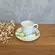 Xícara de Café e Pires Cerâmica Stoneware Bio Sereno 120ml - 1 Unid.