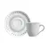 Xícara de Café e Pires Cerâmica Stoneware Bio Astral 120ml - 1 Unid.