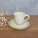 Xícara de Café e Pires Cerâmica Stoneware Bio Raio 120ml - 1 Unid.