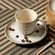 Xícara de Café e Pires Cerâmica Stoneware Bio Raio 120ml - 1 Unid.