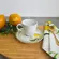 Xícara de Café e Pires Cerâmica Stoneware Bio Lemon 120ml - 1 Unid.