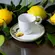 Xícara de Café e Pires Cerâmica Stoneware Bio Lemon 120ml - 1 Unid.