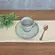 Xícara de Café e Pires Cerâmica Stoneware Bio Pistache 120ml - 1 Unid.