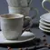 Xícara de Café e Pires Cerâmica Orgânico Vanilla 120ml - 1 Unid.