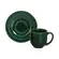 Xicara de Café com Pires em Cerâmica Daisy Botânico 72ml - 1 Unid.