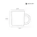Caneca Cerâmica Stoneware Panelinha Bojuda Linho 300ml 1pc