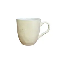 Caneca em Cerâmica Stoneware Orgânico Shiny White 273ml - 1 unid.