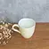 Caneca em Cerâmica Stoneware Orgânico Shiny White 273ml - 1 unid.