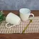 Caneca em Cerâmica Stoneware Orgânico Shiny White 273ml - 1 unid.