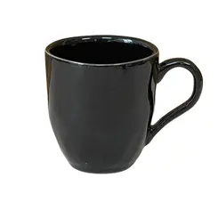 Caneca em Cerâmica Stoneware Orgânico Preto 273ml - 1 unid.