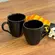 Caneca em Cerâmica Stoneware Orgânico Preto 273ml - 1 unid.