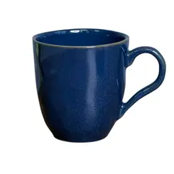 Caneca em Cerâmica Stoneware Orgânico Happy Azul 273ml - 1un