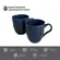 Caneca em Cerâmica Stoneware Orgânico Happy Azul 273ml - 1un