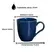 Caneca em Cerâmica Stoneware Orgânico Happy Azul 273ml - 1un