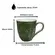 Caneca em Cerâmica Stoneware Orgânico Nature Musgo 273ml - 1 unid.