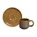 Xícara Café Bojuda e Pires Bio Stoneware Sarja 120ml - 1 un.