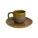 Xícara Café Bojuda e Pires Bio Stoneware Sarja 120ml - 1 un.