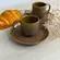 Xícara Café Bojuda e Pires Bio Stoneware Sarja 120ml - 1 un.