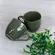Xícara Chá Cerâmica Stoneware Orgânico Calm Verde 170ml 1un