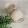 Xícara Chá Cerâmica Stoneware Orgânico Rive Bege 170ml - 1un