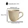 Xícara Chá Cerâmica Stoneware Orgânico Rive Bege 170ml - 1un