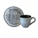 Xícara Café e Pires Ramequim Cerâmica Stoneware Juta Echo 120ml - 1unid.