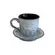 Xícara Café e Pires Ramequim Cerâmica Stoneware Juta Echo 120ml - 1unid.