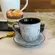 Xícara Café e Pires Ramequim Cerâmica Stoneware Juta Echo 120ml - 1unid.