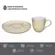 Xícara de Café e Pires Cerâmica Bio Shiny White 120ml - 1 Unid.