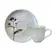 Xícara de Chá e Pires Cerâmica Stoneware Bio Passerina 170ml - 1 Unid.