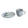 Xícara de Chá e Pires Cerâmica Stoneware Bio Passerina 170ml - 1 Unid.