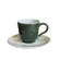 Xícara de Café e Pires Cerâmica Orgânico Nature Oliva 120ml - 1 Unid.