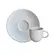 Xícara Café e Pires Cerâmica Stoneware Coup Branco Neve 97ml - 1 unid.