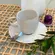 Xícara Café e Pires Cerâmica Stoneware Coup Branco Neve 97ml - 1 unid.