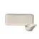 Kit Travessa Retangular com Molheira Orgânico Latte 22x9cm