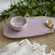 Kit Travessa Oval Rasa com Ramequim P Orgânico Litchi 23x11cm