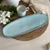 Travessa Oval Rasa Cerâmica Stoneware Grande Glacier 36x12,5cm