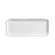 Travessa Retangular Rasa Pequena Orgânico New White 22x9cm