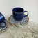 Xícara Café e Pires Cerâmica Coup New Asteca Azul 97ml - 1un