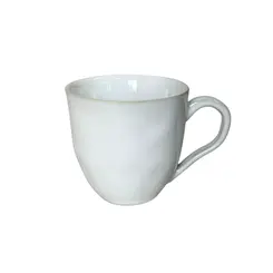 Xícara Chá Cerâmica Stoneware Orgânico New White 170ml - 1un