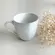 Xícara Chá Cerâmica Stoneware Orgânico New White 170ml - 1un