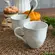 Xícara Chá Cerâmica Stoneware Orgânico New White 170ml - 1un