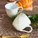 Xícara Chá Cerâmica Stoneware Orgânico Shiny White 170ml 1un