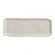 Travessa Retangular Rasa Cerâmica Stoneware Média Latte 33x13cm