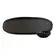 Kit Travessa Oval Rasa 36cm com Ramequim Preto Agate 70ml – 1 Unid.