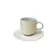 Xícara Café e Pires Cerâmica Stoneware Coup White Shiny 97ml - 1 unid.
