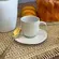 Xícara Café e Pires Cerâmica Stoneware Coup White Shiny 97ml - 1 unid.