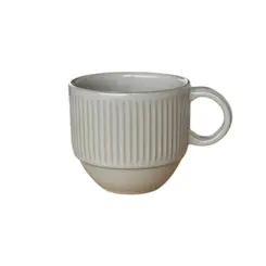 Xícara Chá Cerâmica Empilhável Linhas Clay 230ml - 1 pc