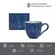 Kit 4 Xícaras de Café em Cerâmica Nature Azul Índigo 120ml
